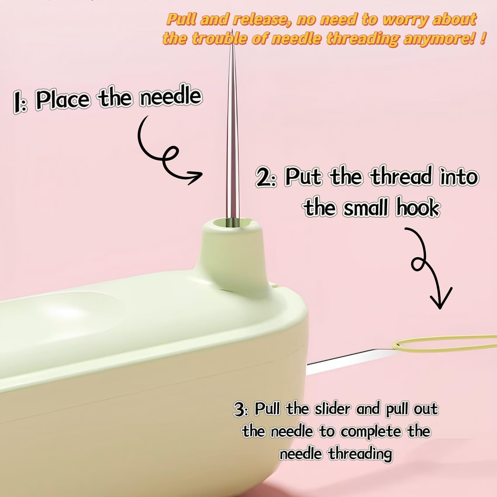 2 In 1 Needle Threader Seam Ripper