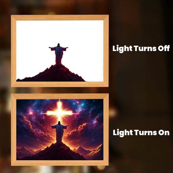 MiracleLamp - 4D LED Inspiring Jesus Painting