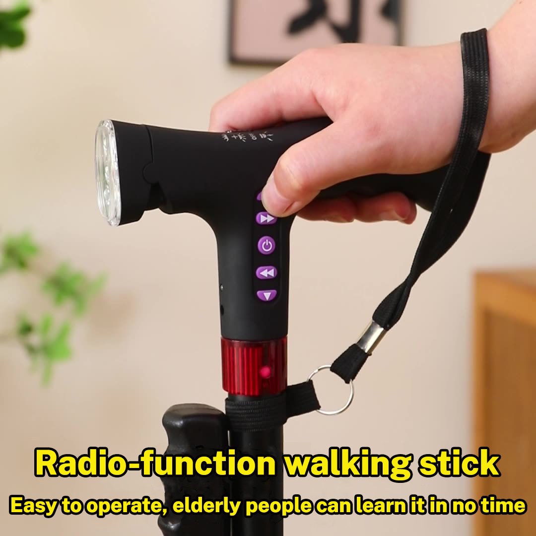 Smart Folding Walking Stick – Your Ultimate Multifunctional Companion for Safety and Convenience! 🦯✨