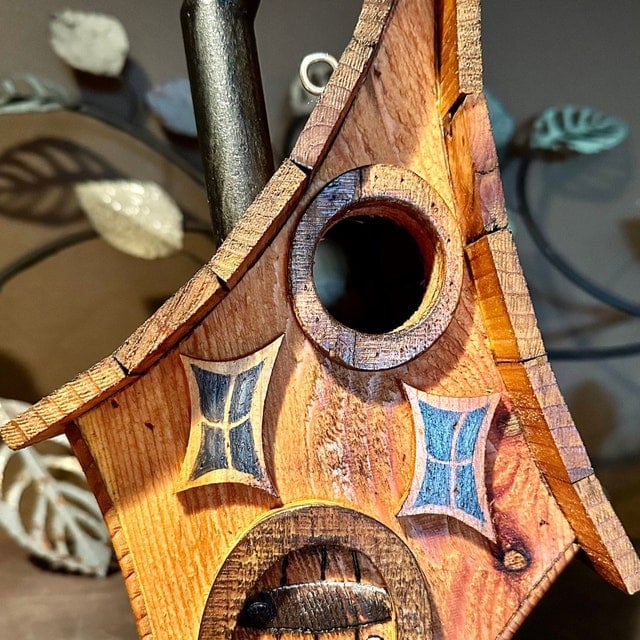 🐦Handmade Bird House-Rustic Whimsical Style