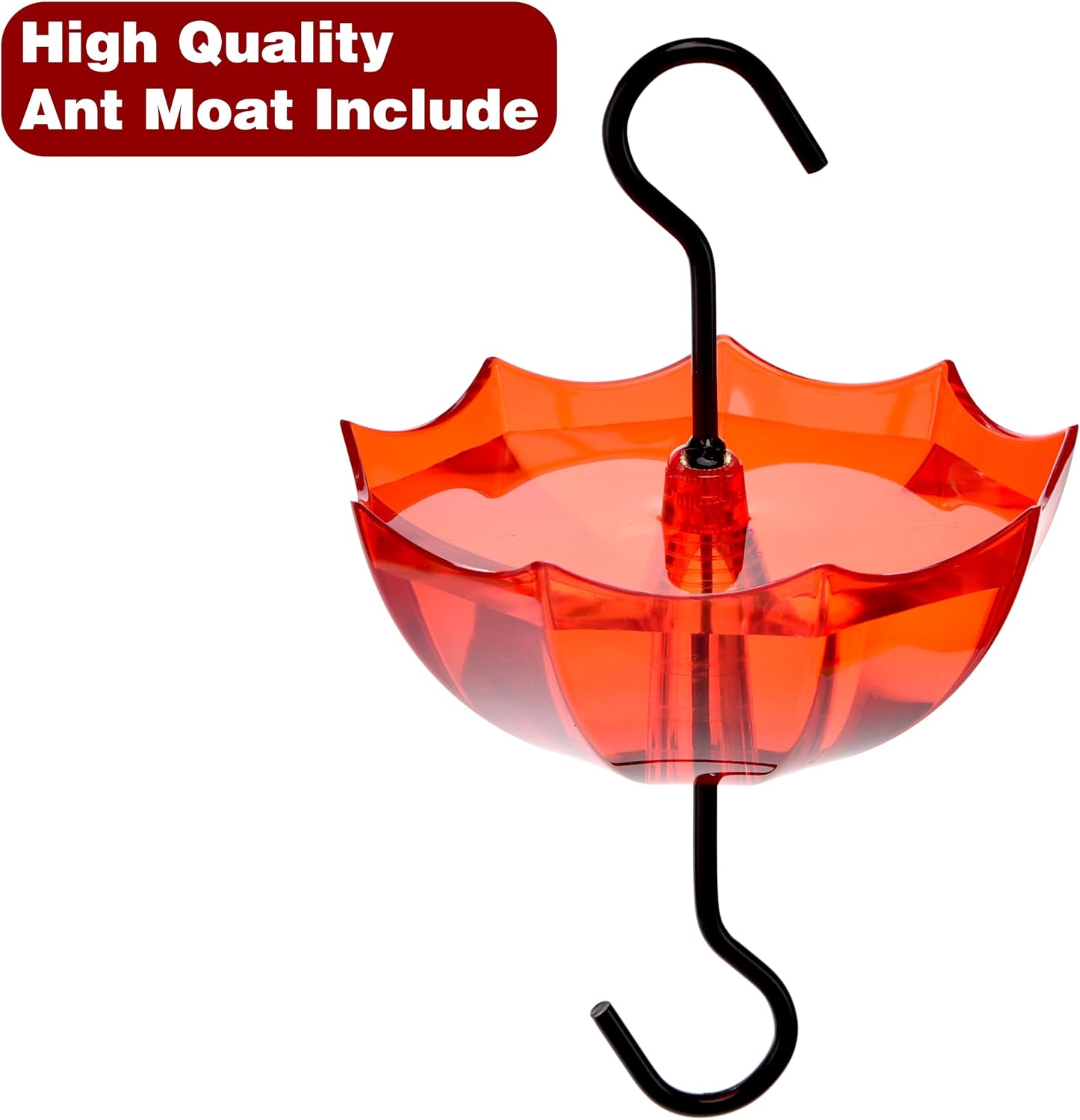 Vintage Style Glass Hummingbird Feeder