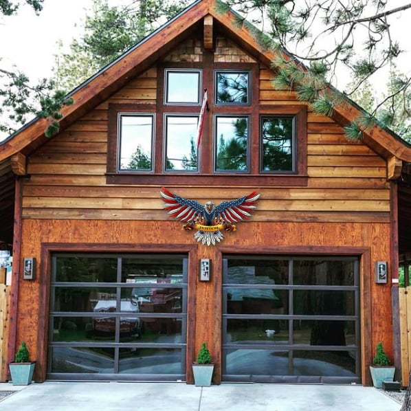 🦅Handmade Bald Eagle with Flag Wings