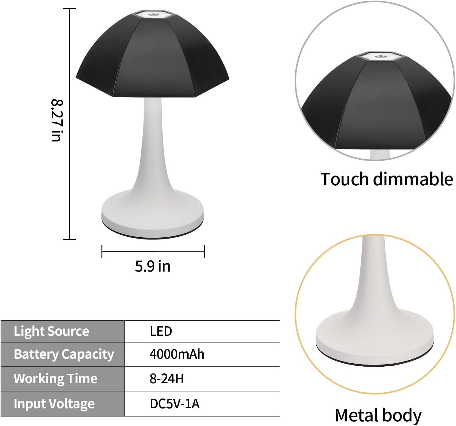 Cordless Table Lamp
