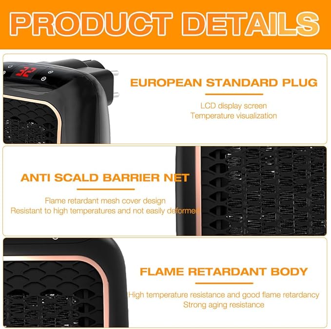 1200 W Socket Heater