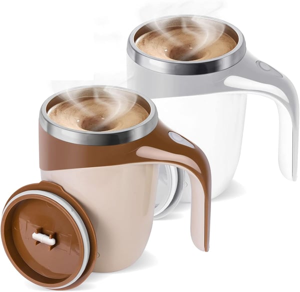 Magnetic Automatic Self-Stirring Coffee Mug