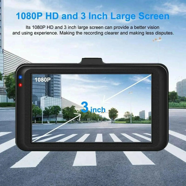 Welnax™ 1600P+1080P FHD Dual Dash Camera for Cars