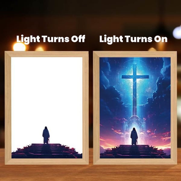 MiracleLamp - 4D LED Inspiring Jesus Painting
