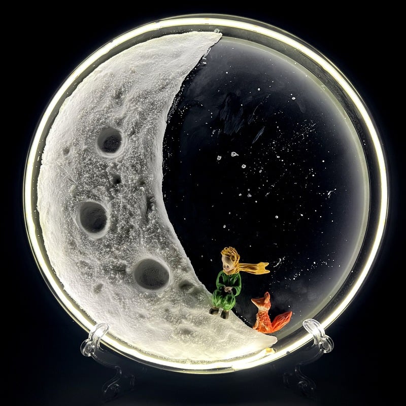Hand Made Moon Lamp