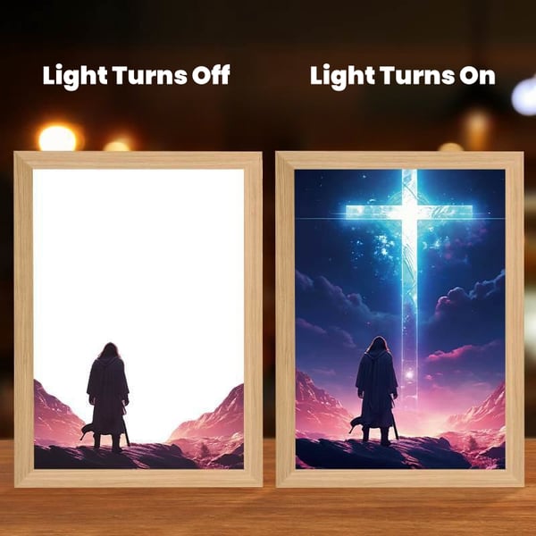 MiracleLamp - 4D LED Inspiring Jesus Painting