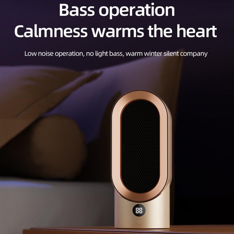 Portable 800W Space Heater PTC Ceramic for Home Office