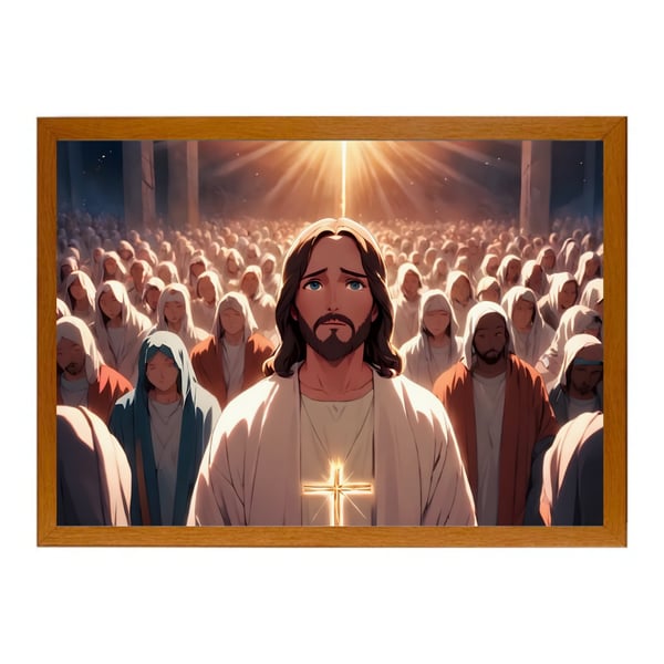 MiracleLamp - 4D LED Inspiring Jesus Painting