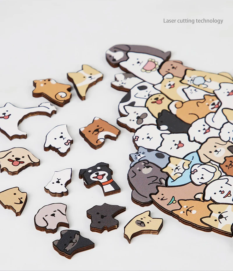 Original Magnetic Adorable animal Wooden Puzzle