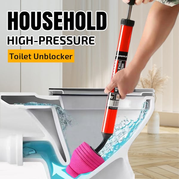  Household High-Pressure Toilet Unblocker