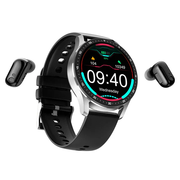 Multi-Function Bluetooth Smartwatch with Earbuds