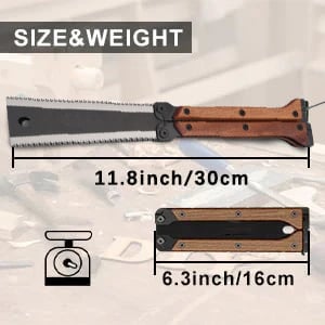 🎁Hot Sale ⏳Portable foldable double-sided saw