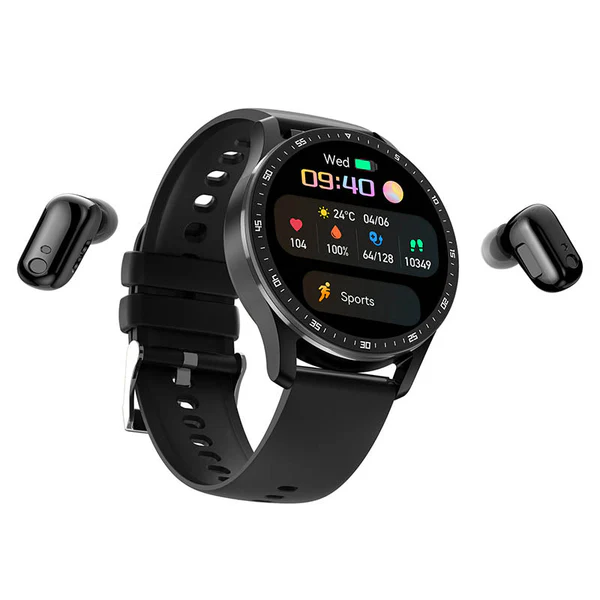 Multi-Function Bluetooth Smartwatch with Earbuds