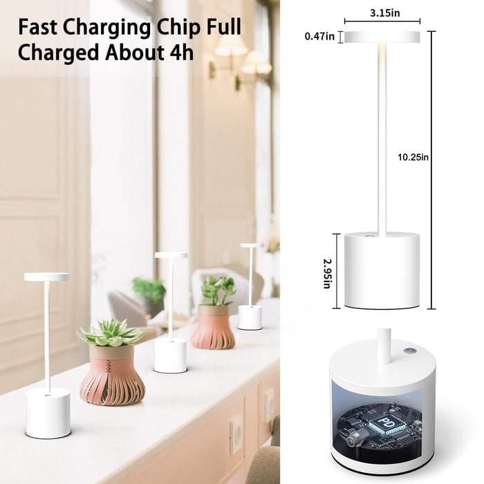 Rechargeable Portable LED Desk Lamp