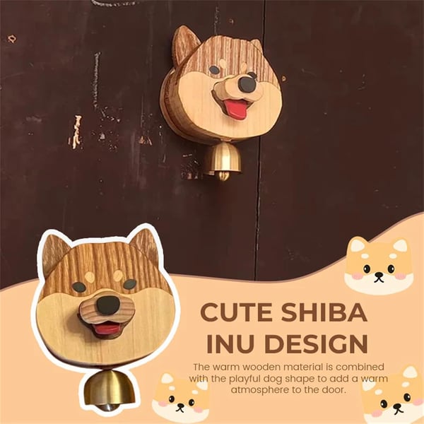 Shiba Inu Rings The Doorbell By Pressing Its Nose