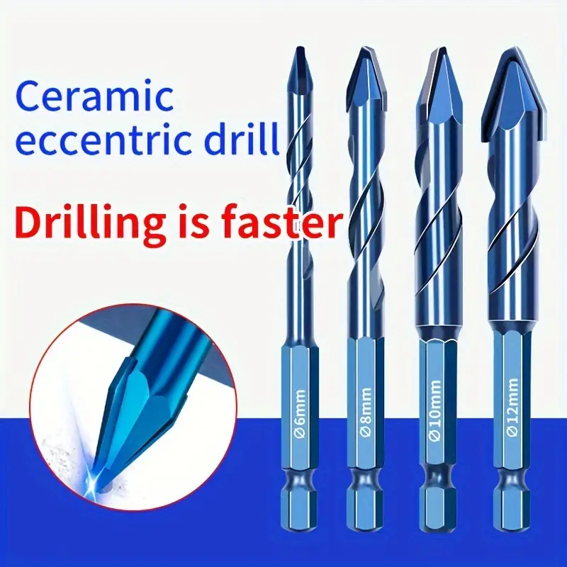 92.5HRC High-strength eccentric twist drill bit