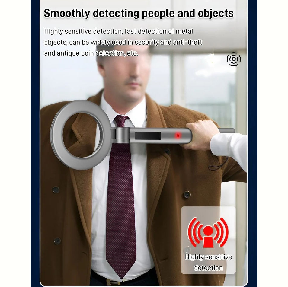 Handheld Highly Sensitive Metal Detectors