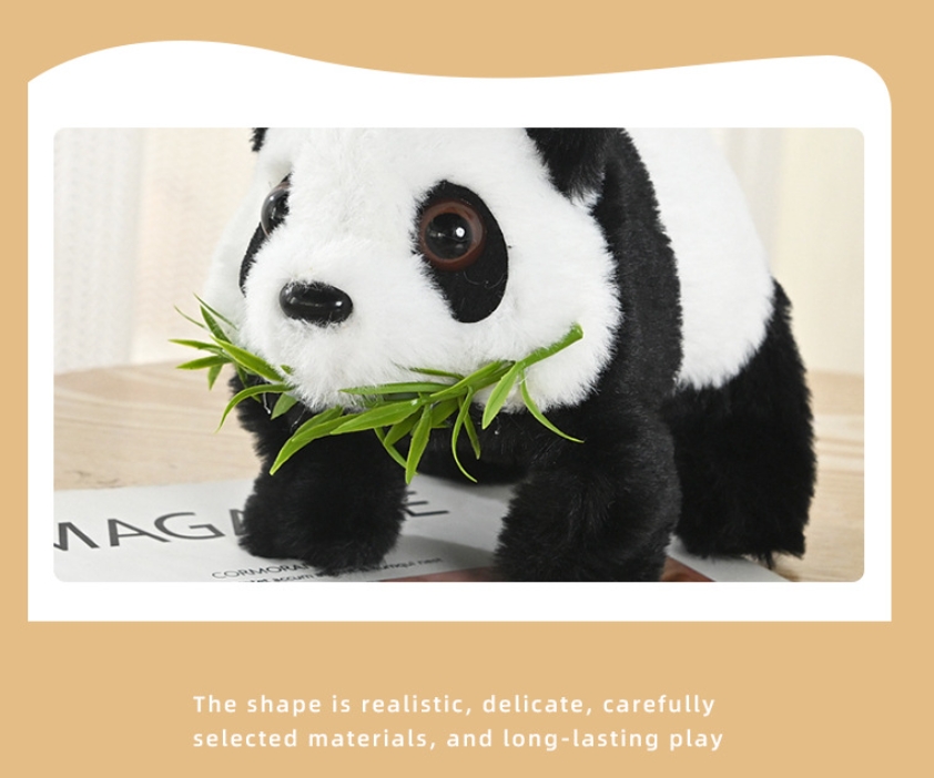 Interactive Plush Panda Toy – Cuddly, Playful & Stress-Relieving Companion!