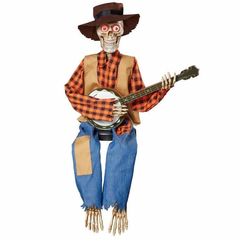 🔥Halloween Pre Sale 49% OFF - 💀Funny Animated Dueling Banjo Skeletons