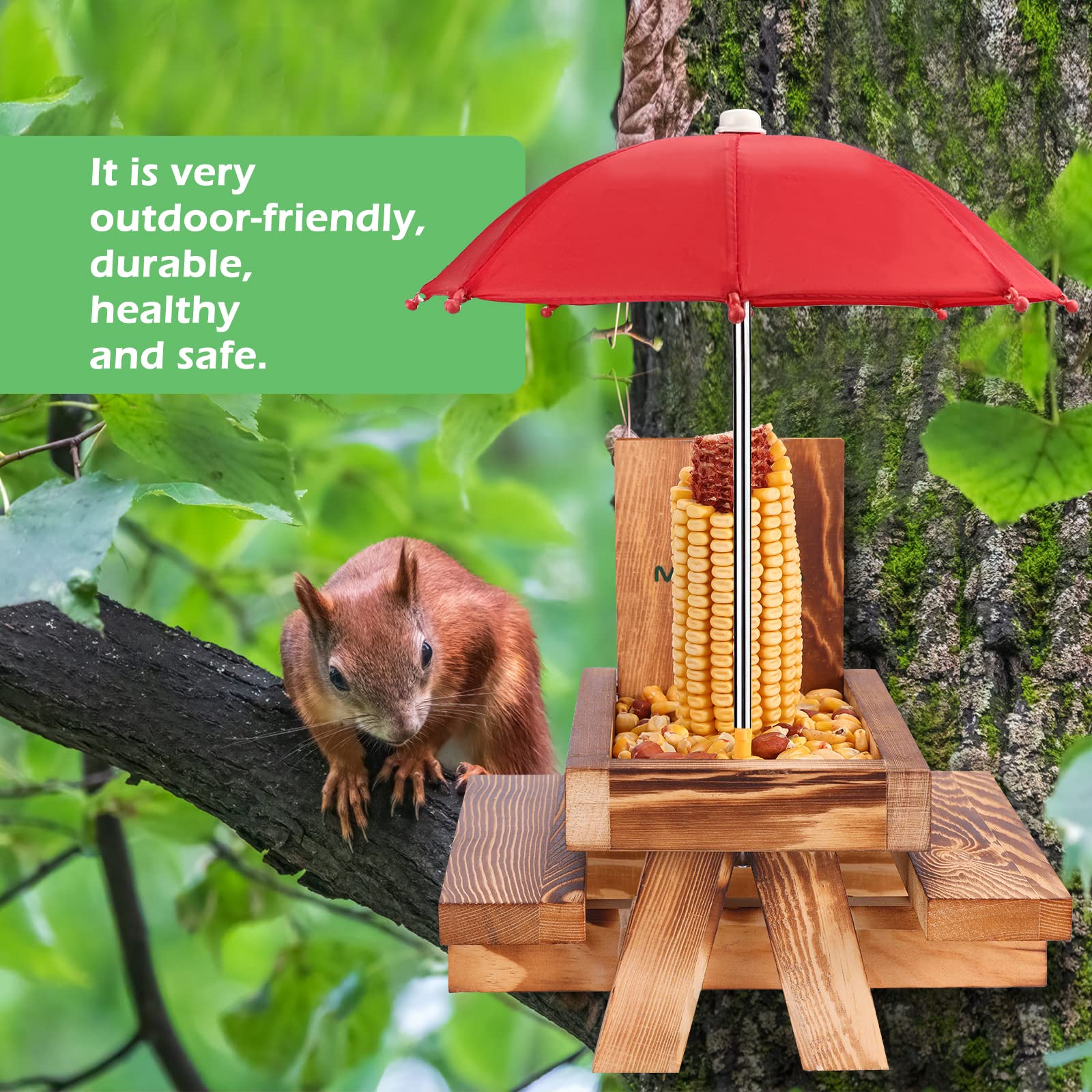 Squirrel Feeder Picnic Table