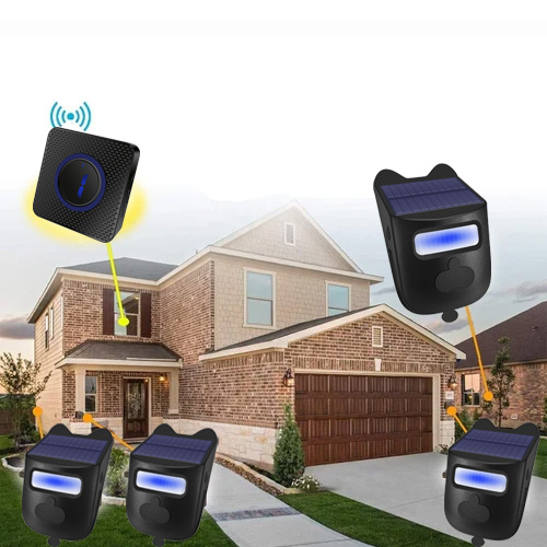 🔥49% OFF🔥Long Range Solar Wireless Alarm - Motion Sensor Detector & Security Alert System