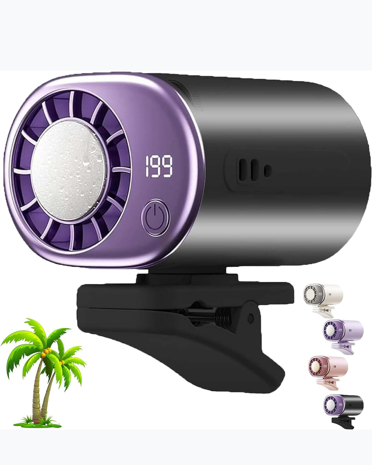 2026 Car Clip-On Air Conditioner Fan