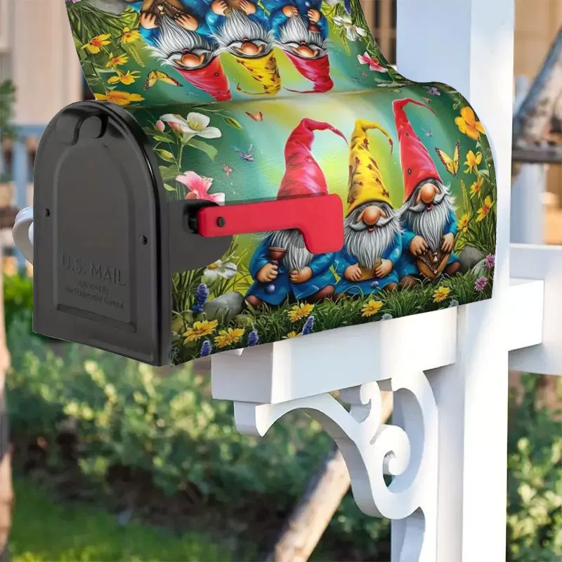 Spring-Summer Waterproof Oxford Magnetic Mailbox-Cover 21"" x 18""