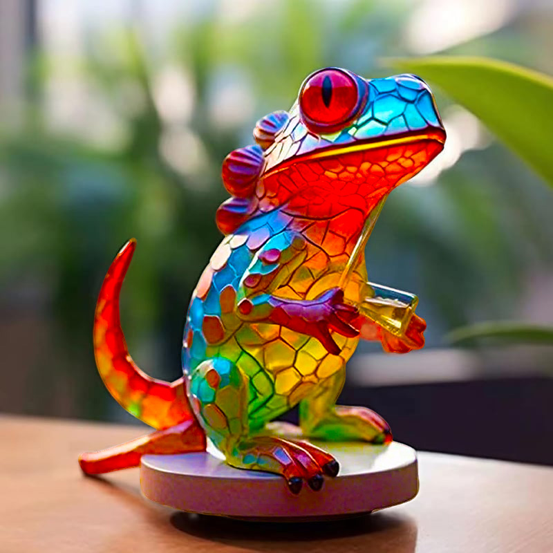 Colored Animal Sitting Desktop Ornaments