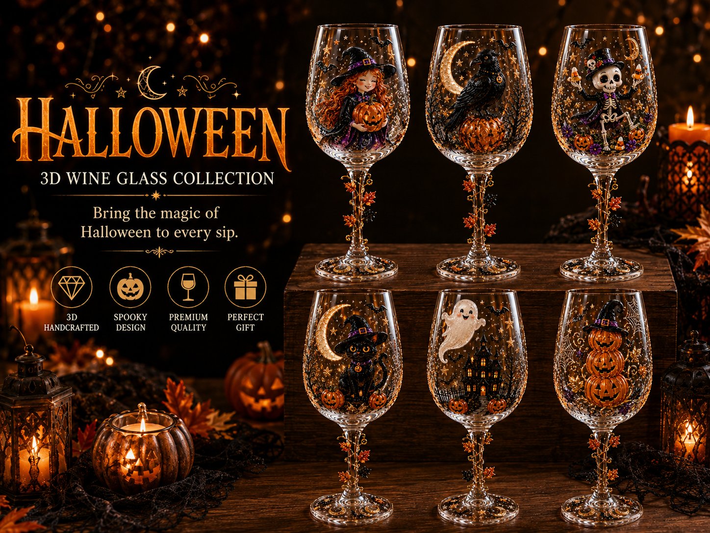 Halloween 3D Glass Feature