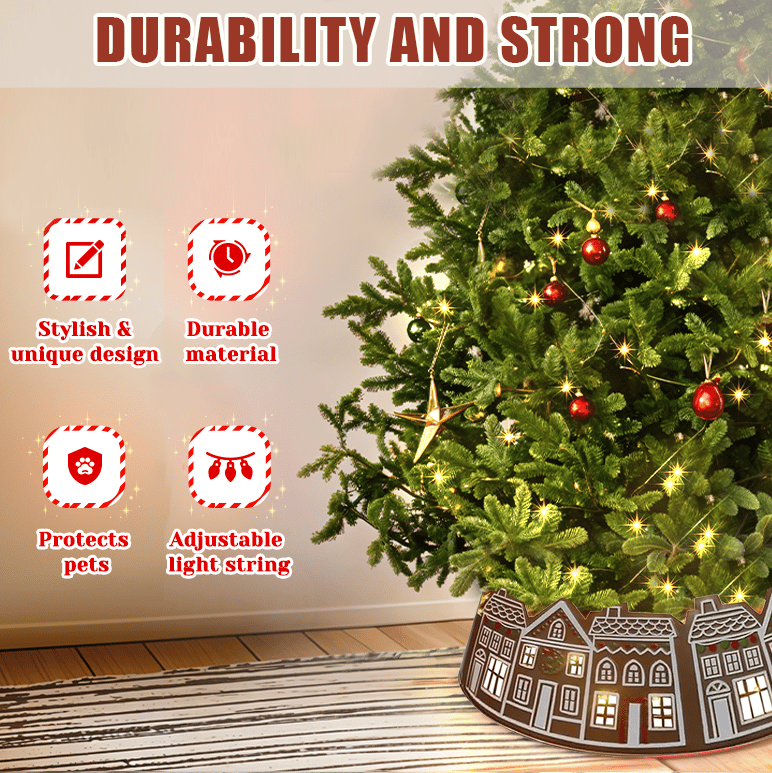 🎄Christmas Sale 49% OFF🎅LED Gingerbread ChristmasTree Collar