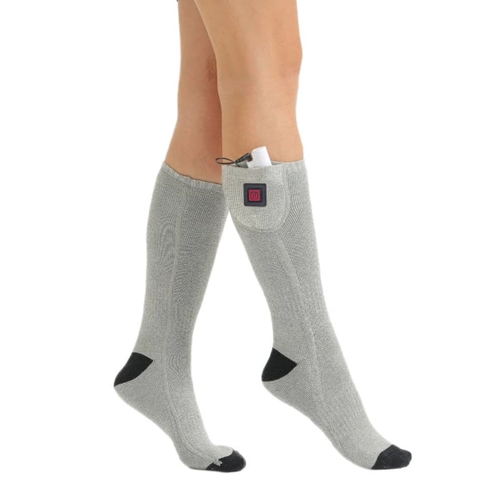 Heated Socks with Adjustable Temperature - Upgraded Batteries - Unisex