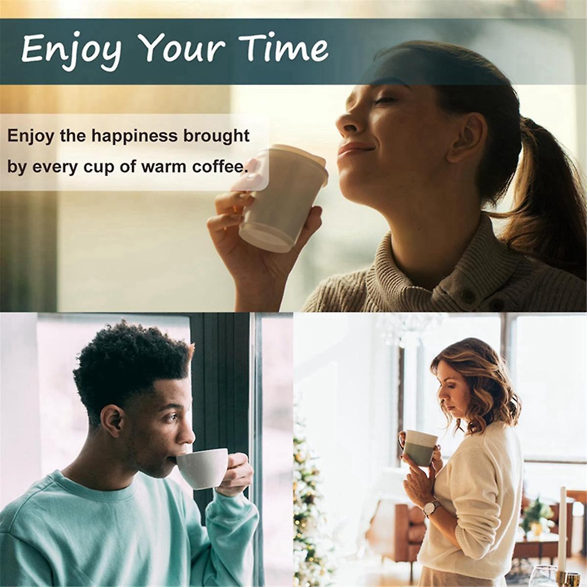 Coffee Mug Warmer for Desk with Temperature Display