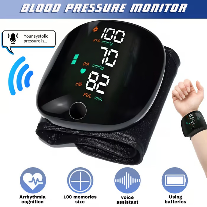 Adjustable Automatic Wrist Blood Pressure Monitor