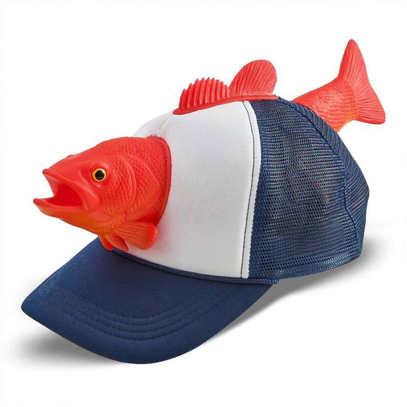 🐟️Fish Caps Men's Fish Trucker Hat Fishing Gift