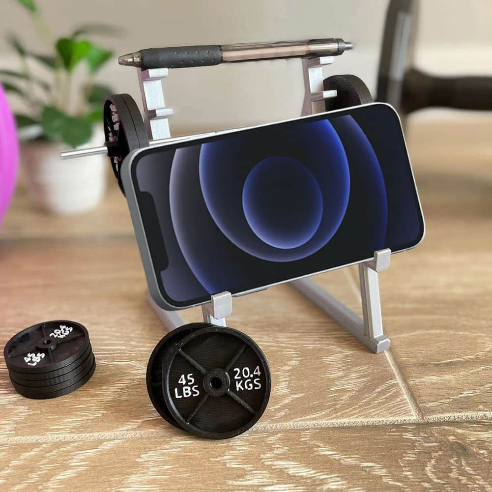 🎁Best Gift 49% OFF - Squat Rack Pen Holder With Barbell and Dumbbells