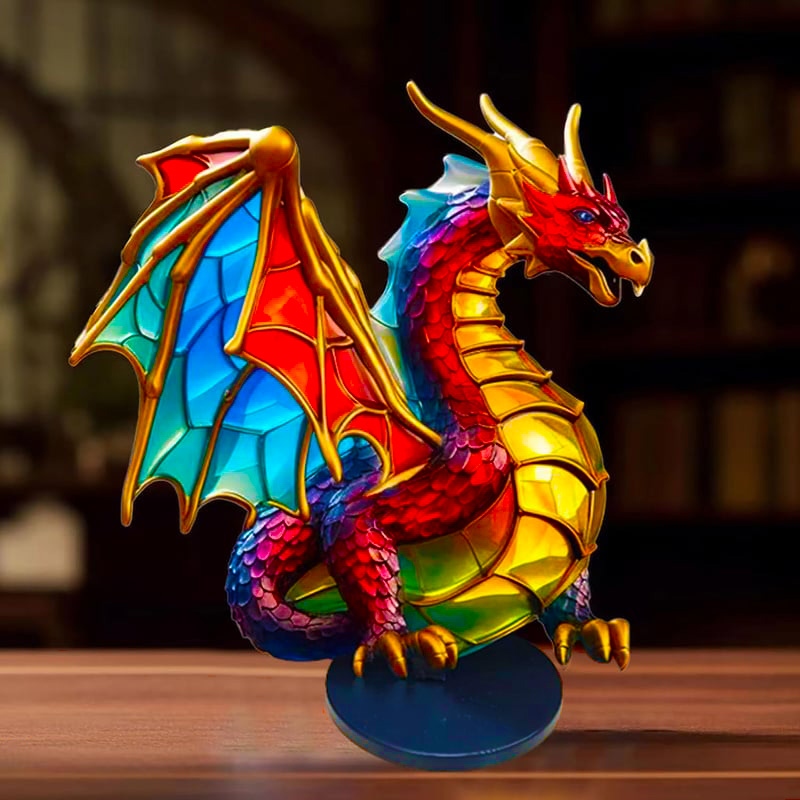 Colored Animal Sitting Desktop Ornaments