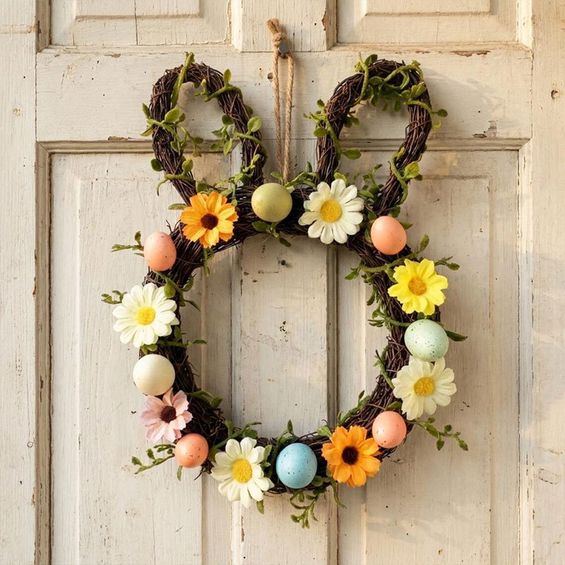 🐣🌸 Easter Wreath – Spring Front Door & Home Decor 🎀✨