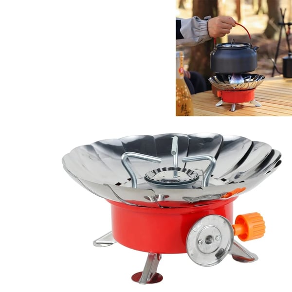 Portable Stainless Steel Gas Stove for Outdoor Camping