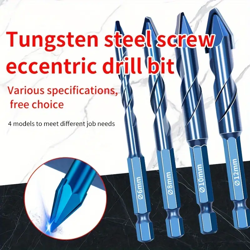 92.5HRC High-strength eccentric twist drill bit