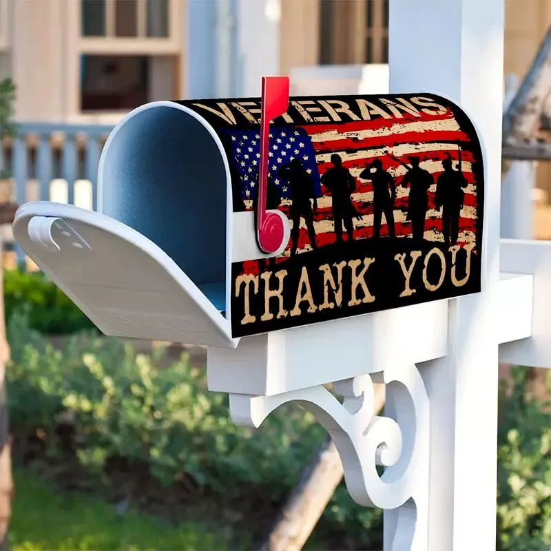 Spring-Summer Waterproof Oxford Magnetic Mailbox-Cover 21"" x 18""