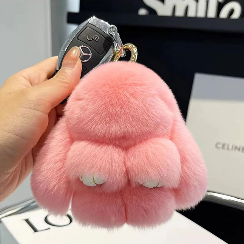 🐰Easter Cute Bunny Plush Keychain - Iron Box Gift Option, 🎁Easter Sweet Surprise