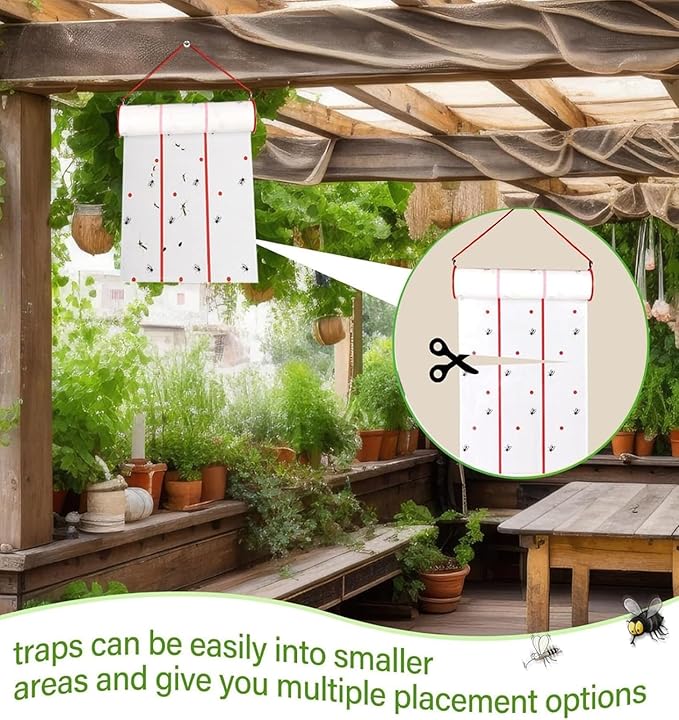 🏡🦟 Giant Sticky Fly Trap Roll