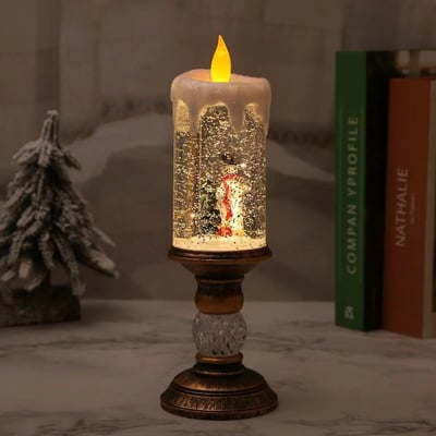 🎅🕯Christmas Flameless Globe Candle Light