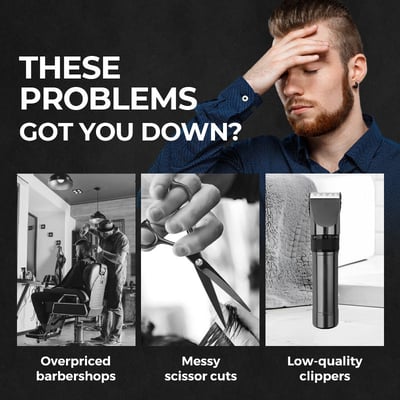 🔥Hot Sale - 49% OFF💕Household Digital Display Professional Electric Hair Clipper Set