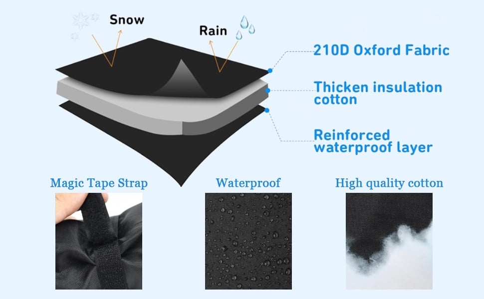 户外水龙头套袜子，用于冬季防冻