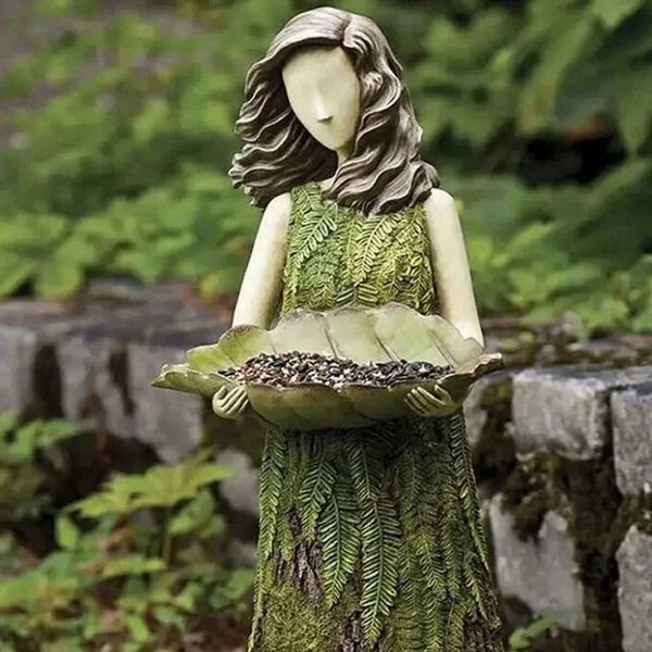 🔥HOT SALE - 49% OFF🔥🔥 Forest Girl Bird Feeder