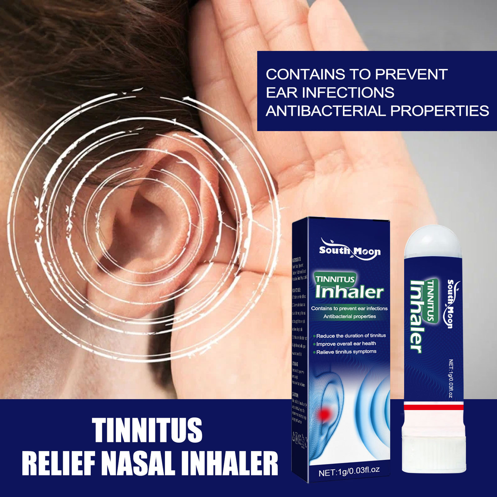 🔥Last Day Promotion 70% OFF - 🎁EchoEase Instant Tinnitus Relief Nasal Inhaler